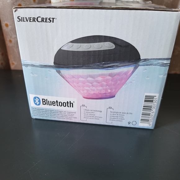 New SilverCrest Bluetooth Pool Speaker Waterproof Floating - Picture 3 of 3